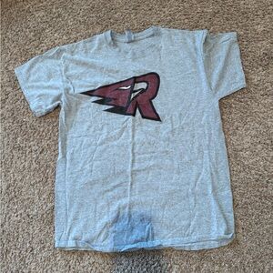 Gildan Gray T-Shirt with Red Graphic